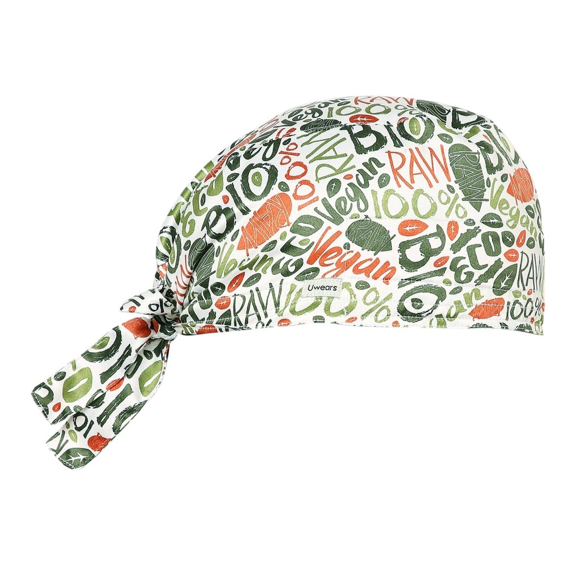 Vegan Chef Cap Cotton (Free Embroidery) - Uwears®