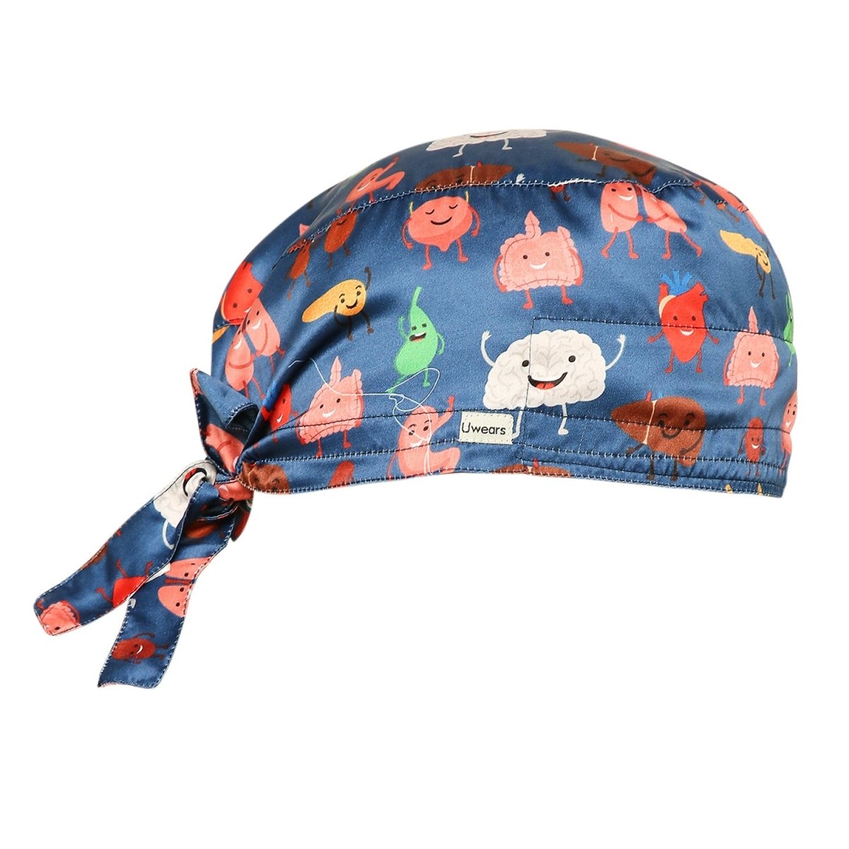 Vital Organs Scrub Cap Satin (Free Embroidery) - Uwears®