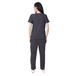 Women's 4 - Way Noir 2.0 Scrub Suit (No Wrinkle) Free Embroidery (SMART FIT) - Uwears®