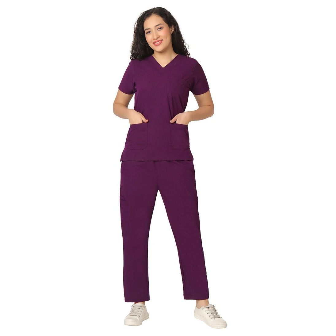 Women's 4-Way Noir 2.0 Scrub Suit No Wrinkle (SMART FIT) - Uwears®