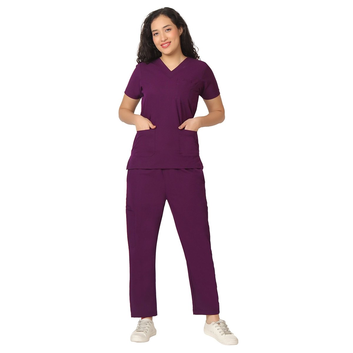 Women's 4-Way Noir 2.0 Scrub Suit No Wrinkle (SMART FIT) - Uwears®
