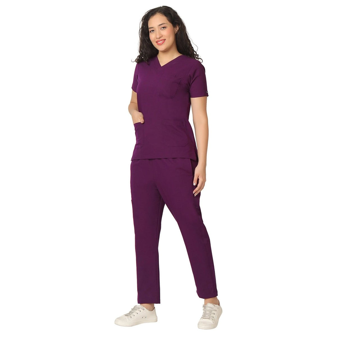 Women's 4-Way Noir 2.0 Scrub Suit No Wrinkle (SMART FIT) - Uwears®