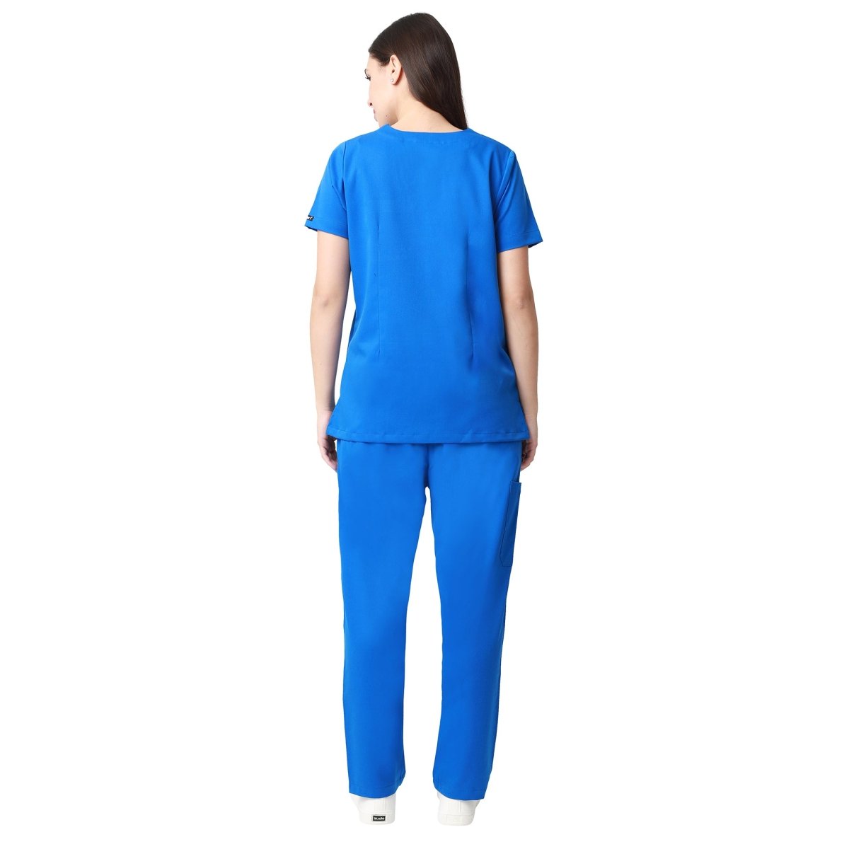 Women's Aqua Scrub Suit 2 - Way Stretch / Liquid Repellant Free Embroidery (SMART FIT) - Uwears®