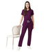 Women's Aqua Scrub Suit 2 - Way Stretch / Liquid Repellant Free Embroidery (SMART FIT) - Uwears®