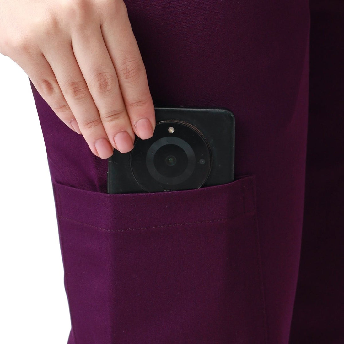 Women's Aqua Scrub Suit 2 - Way Stretch / Liquid Repellant Free Embroidery (SMART FIT) - Uwears®