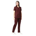 Women's Aqua Scrub Suit 2 - Way Stretch / Liquid Repellant Free Embroidery (SMART FIT) - Uwears®