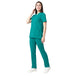 Women's Aqua Scrub Suit 2 - Way Stretch / Liquid Repellant Free Embroidery (SMART FIT) - Uwears®