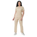 Women's Beige Classic Scrub Suit - Uwears®