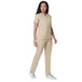 Women's Beige Spa / Salon Top and Bottom - Uwears®