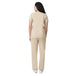 Women's Beige Spa / Salon Top and Bottom - Uwears®