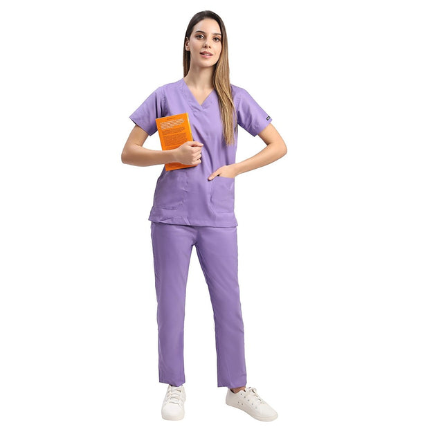 Womens CLASSIC Scrub Suit - Free Embroidery (REGULAR FIT) - Uwears®