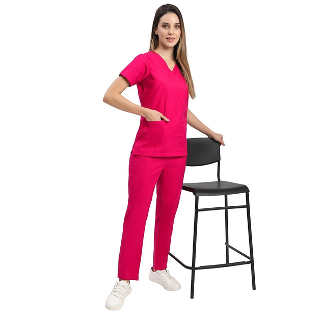 Womens CLASSIC Scrub Suit - Free Embroidery (REGULAR FIT) - Uwears®