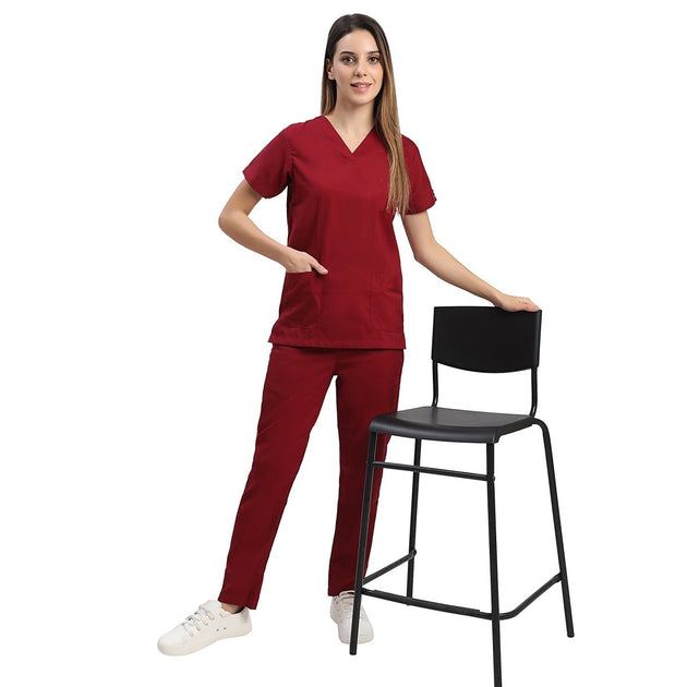 Womens CLASSIC Scrub Suit - Free Embroidery (REGULAR FIT) - Uwears®
