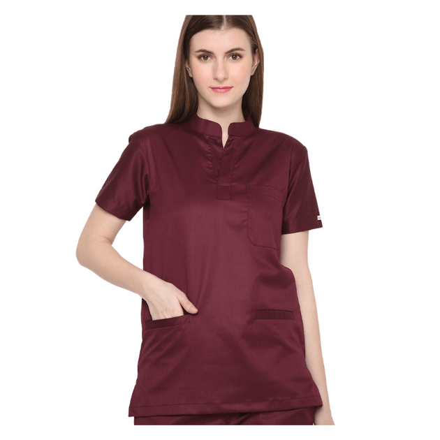 Women's House Keeping Chinese Collar - Free Embroidery (REGULAR FIT) - Uwears®