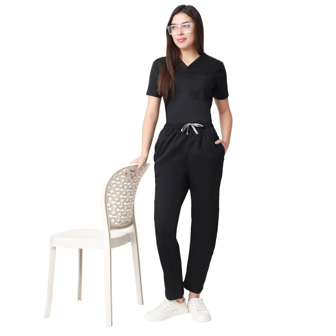 Women's Power Stretch 2.0 Scrub Suit 2 - Way Stretch Free Embroidery (SMART FIT) - Uwears®
