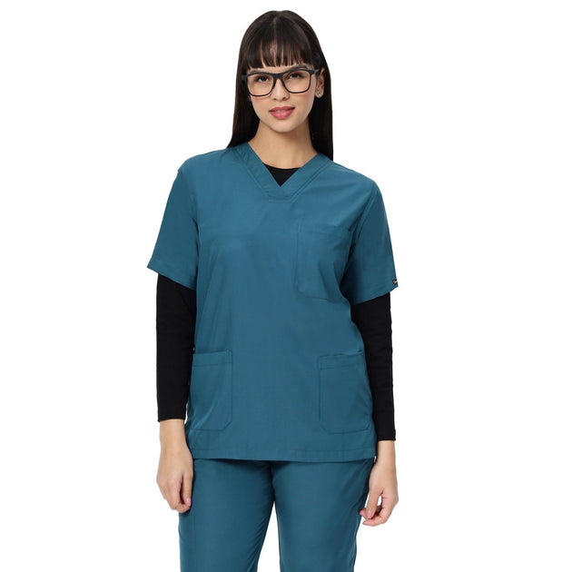 Women's Premium Black Under Scrub Top - Uwears®