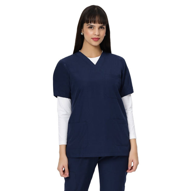 Women's Premium White Under Scrub Top - Uwears®