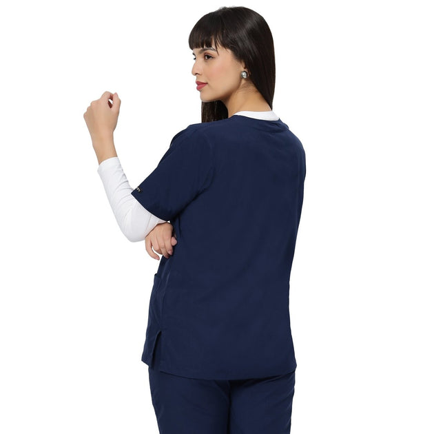 Women's Premium White Under Scrub Top - Uwears®