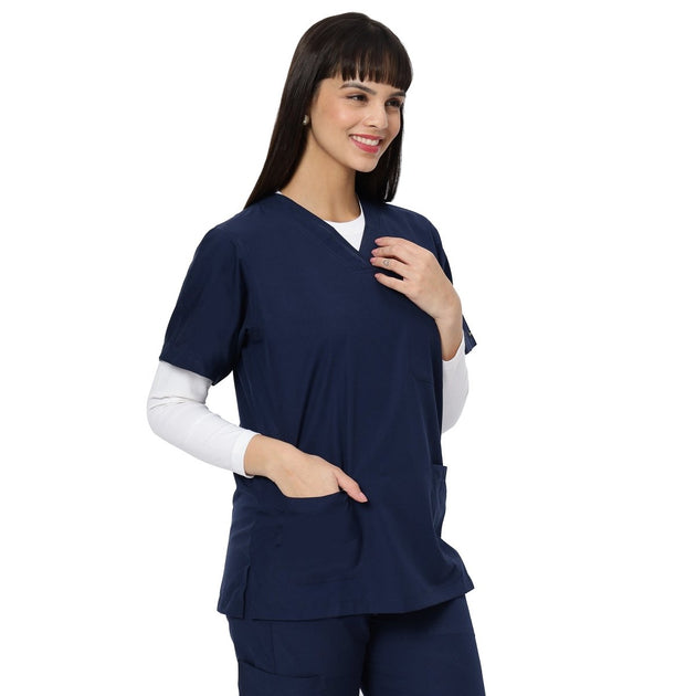 Women's Premium White Under Scrub Top - Uwears®