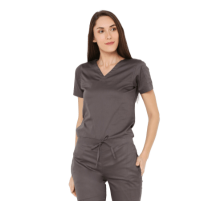Women's Stretch Scrub Suit LYCO V - 2 Free Embroidery (SLIM FIT) - Uwears®