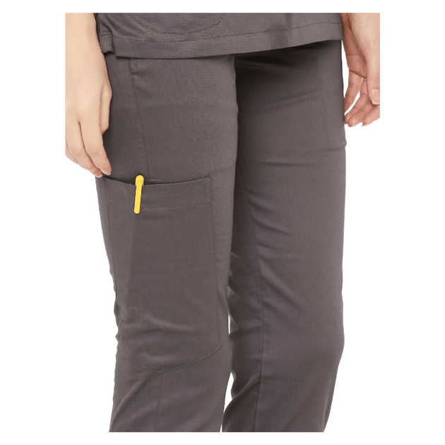 Women's Stretch Scrub Suit LYCO V - 2 Free Embroidery (SLIM FIT) - Uwears®