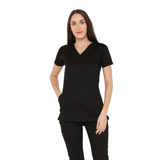 Women's Stretch Scrub Suit LYCO V - 2 Free Embroidery (SLIM FIT) - Uwears®