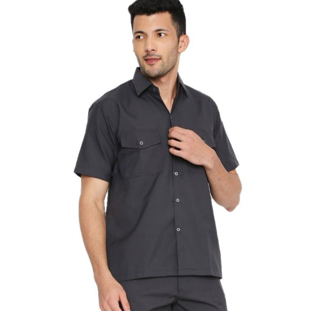 Workwear Shirt Half Sleeve High Quality - FREE Name Embroidery - Uwears®
