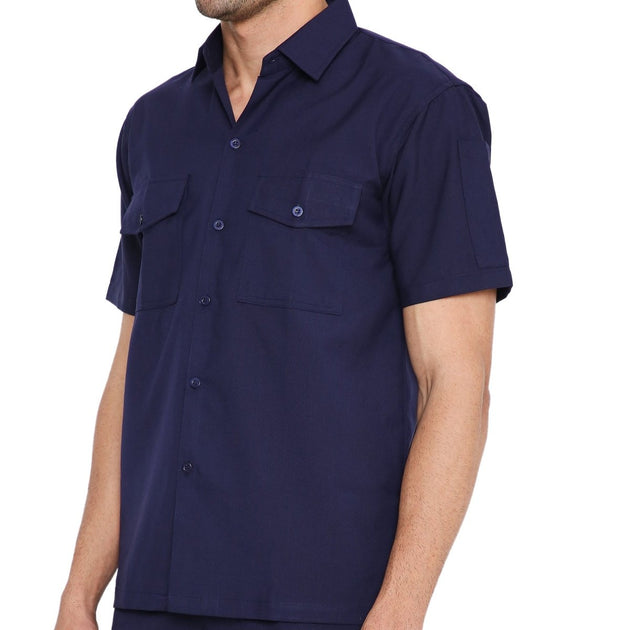 Workwear Shirt Half Sleeve High Quality - FREE Name Embroidery - Uwears®